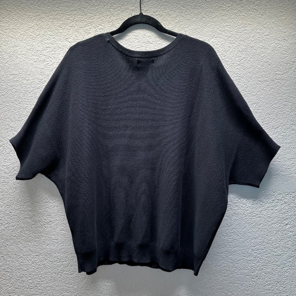 Quince Dolman Sweater Lightweight Organic Cotton Cashmere Link-Stitch Size XL - Picture 3 of 13